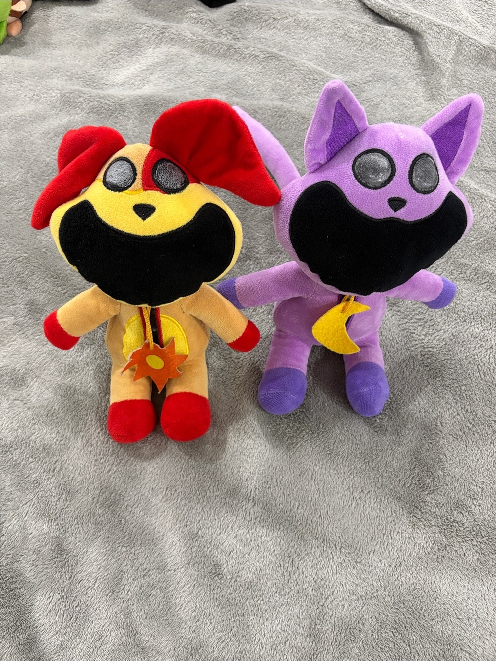 Cat Nap & Dog Day Poppy Playtime Character Toy - Purple and Yellow Variants
